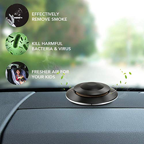 Difusor de Aceite Ambientador de Coche Difusor de Aceite Esencial Locket de aromaterapia de Acero Inoxidable para ventilación de Aire del Coche, Sala de Estar, Mesa de Oficina