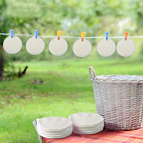 Discos de Lactancia Lavables de Bambú 10pcs, Momcozy discos Absorbentes Lactancia Almohadillas para Lactancia, Cubiertas de Pezón para Maternidad, con Bolsa para Lavandería y Bolsa de Viaje
