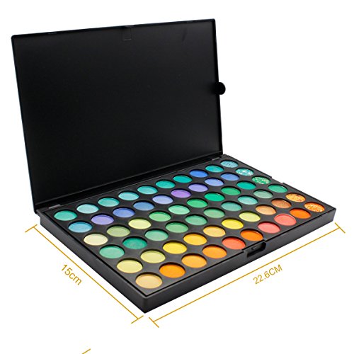 DISINO Paleta de Sombra de Ojos Colección Vivo Brillante Kit de Maquillaje Caja Profesional para Maquillaje Accesorio cosmético de Belleza (Paleta de Sombra de Ojos de 120 Colores) – Dibujo 1
