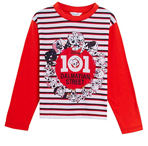 Disney 101 Pijama a juego para niños y familias de la calle dálmata de longitud completa con personaje de pijamas para niños pequeños, hermanos y hermanas multicolor 3-4 Años