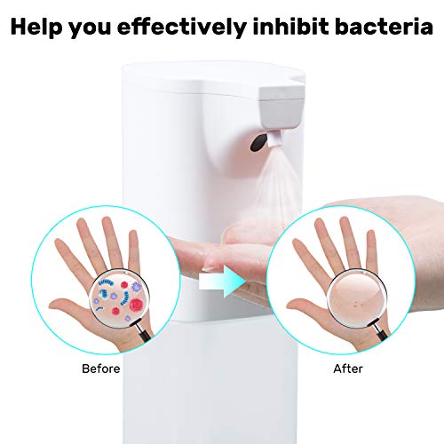 Dispensador Automático de Alcoholsin Dispensador Automático de Alcohol con Sensor 350 ml, Rociador de líquido sin Contacto para el hogar, la Oficina, el Hotel, el Hospital.