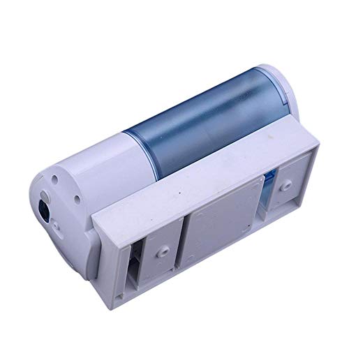 Dispensador automático de jabón Eanshome de 400 ml, con sensor sin contacto de manos desinfectante champú dispensador de detergente, montado en la pared para baño cocina blanco