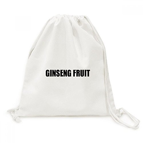 DIYthinker Viajes Fruta Nombre Alimentos Ginseng Fruta de la Lona del morral del Lazo Bolsas de la Compra