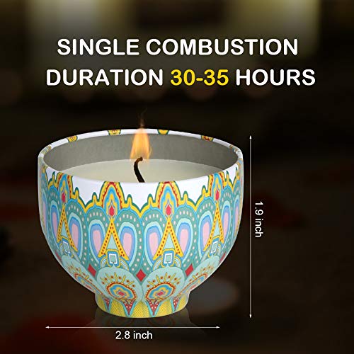 DLOPK Velas Perfumadas Juego de 6 Piezas de Soja 100% Natural Vela de Viaje Adecuado para DormitorioRelajación Fiesta Boda Baño Yoga Cumpleaños Navidad Día de San Valentín