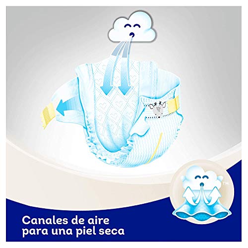 DODOT Bebé-Seco Pañales Talla 6, 100 Pañales, Pañal con Canales de Aire, 13+ kg, pañales para bebe para una piel seca y aireada