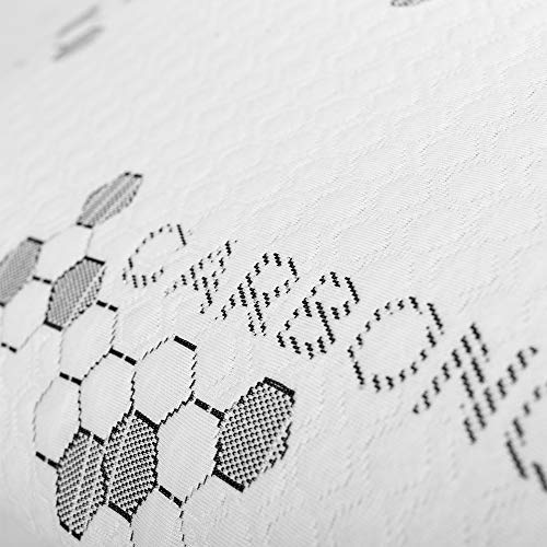 Don Descanso Pack 2 Almohadas de Carbono Activo con Copos Viscoelástica, 70cm, Firmeza Media, Ergonómicas, Adaptables a Cabeza y Cuello, Transpirables, Tejido Strech. Fabricadas en España.