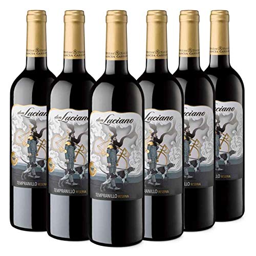 Don Luciano Reserva D.O La Mancha. Vino Tinto - Pack de 6 Botellas x 750 ml