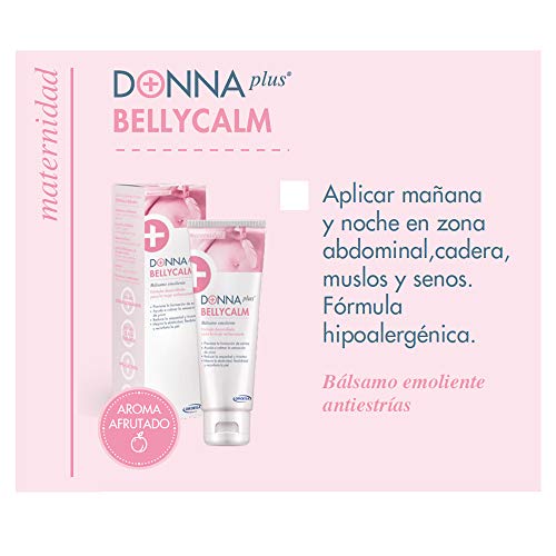 DonnaPlus Bellycalm 250ml Bálsamo emoliente y calmante para la tirantez y picores de la piel durante el embarazo