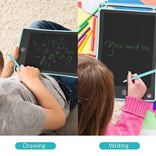 Doosl Tableta de Escritura LCD, Tableta para Escribir y Hacer Bocetos de 8,5 Pulgadas - Tableta de Escritura Mini Pad Tableta de Dibujo para uso en la Escuela, el Hogar, la Oficina y los Viajes - Azul