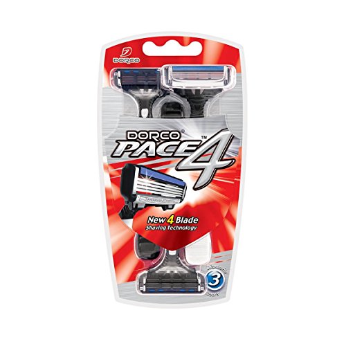 Dorco ritmo 4 – 4 hoja – Cuchillas de afeitar desechables – Value Pack