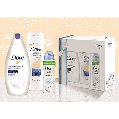 Dove Caja de regalo de productos esenciales de Nutrición Intensiva para mujer