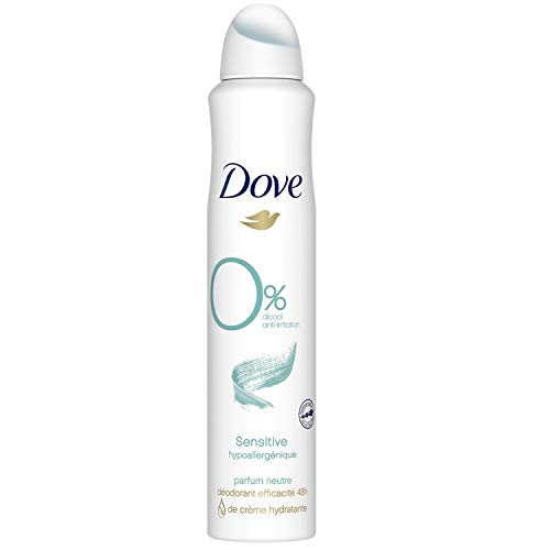 Dove Desodorante AE Sensitive 0% - Pack de 6 x 200ml