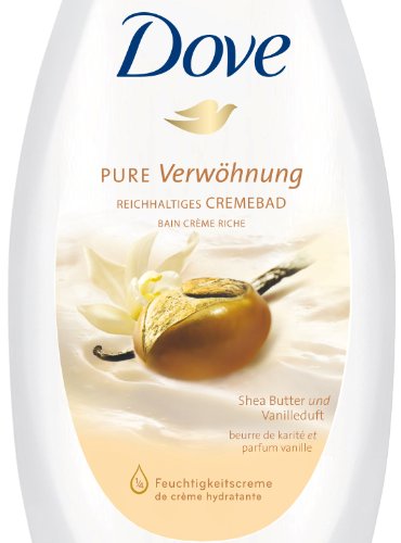 Dove - Gel de baño con manteca de karité y aroma de vainilla, (750 ml)