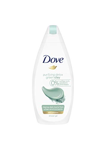 Dove Gel De Ducha Carbón Y Arcilla - Pack de 3 x 500 ml (Total: 1500 ml)