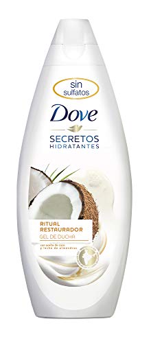 Dove - Gel de Ducha Secretos Hidratantes Ritual Restaurador con Aceite de Coco y Leche de Almendras - 500 ml