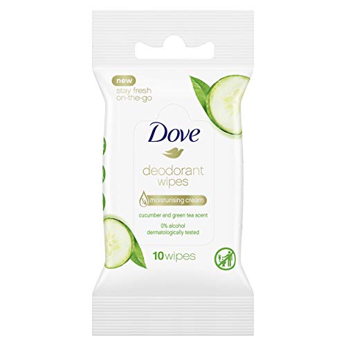 Dove Megapack - Toallitas desodorantes, 6 paquetes de 60 toallitas