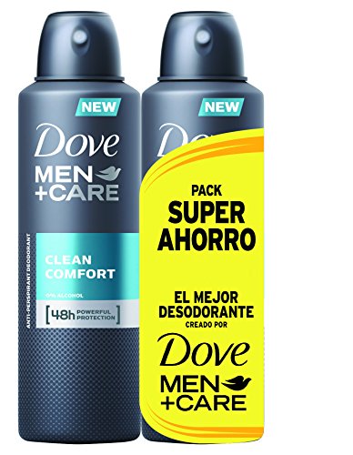 Dove Men Pack Ahorro Desodorante Clean Comfort - 2 x 200 ml