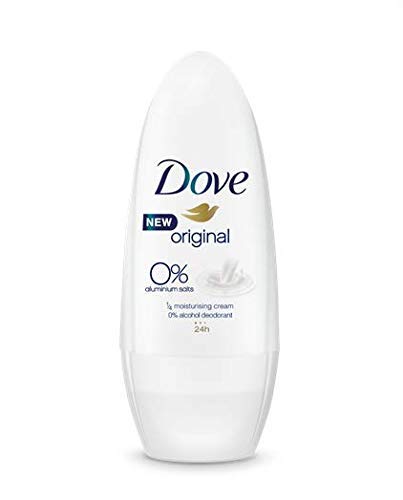 Dove Original, Desodorante 0% aluminio - 6 de 50 ml. (Total: 300 ml.)