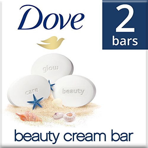 Dove Original Jabón en Pastilla para Piel Tersa y Suave con ¼ de Crema Hidratante - Pack de 2 x 100 gr