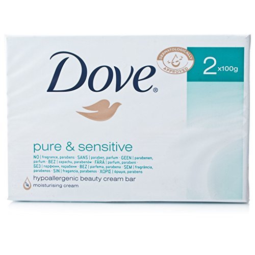 Dove, Sensitive Skin micellar Jabón, 2 Unidades