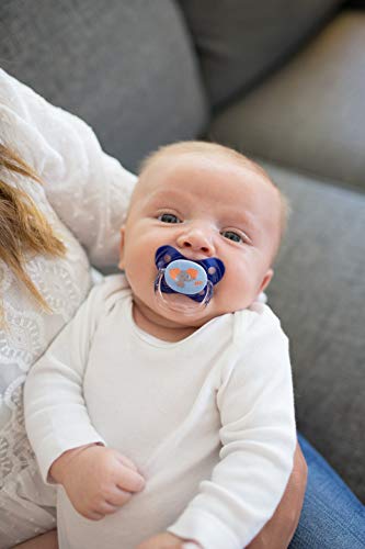 Dr Brown 's prevent chupete (6 A 12 meses, color azul, pack de 2)