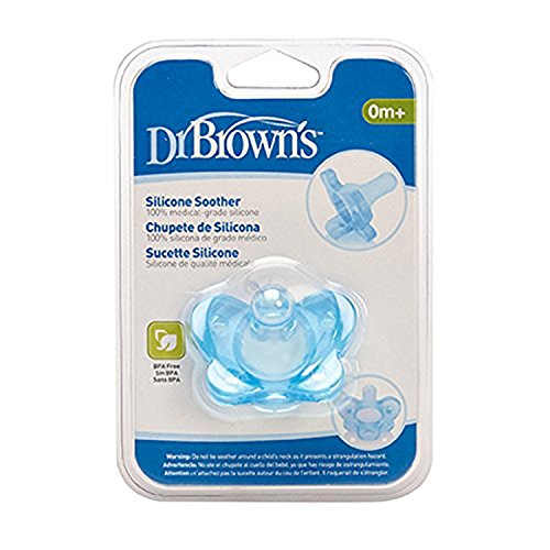 Dr. Brown's PS11004-INTL - Chupete de silicona, 0 meses