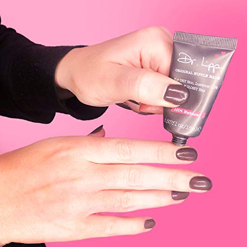 Dr. Lipp Original Bálsamo para pezones 6 x 8 ml, para piel seca, labios deliciosos y puntas brillantes NIP8ML6PK