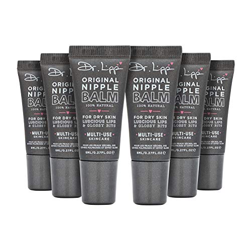 Dr. Lipp Original Bálsamo para pezones 6 x 8 ml, para piel seca, labios deliciosos y puntas brillantes NIP8ML6PK