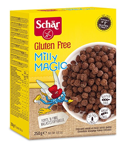 Dr. Schar Milly Magic, Cereales de cacao crujientes SIN GLUTEN - 250 gr