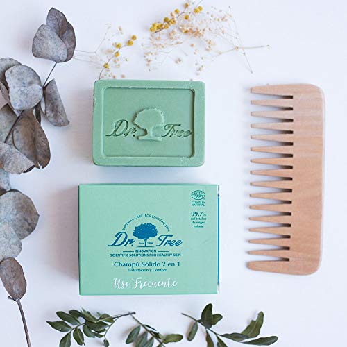 Dr. Tree Uso Frecuente 2 en 1 - ChampĂș SĂłlido + Acondicionador EcolĂłgico, Hidrata y Rejuvenece, Todo tipo de Cabellos, ChampĂș sin SLS, 1 Pastilla = 900ml, 99% Ingredientes Naturales ECOCERT Dr. Tree Uso Frecuente 2 en 1 - ChampĂș SĂłlido + Acondicionador EcolĂłgico, Hidrata y Rejuvenece, Todo tipo de Cabellos, ChampĂș sin SLS, 1 Pastilla = 900ml, 99% Ingredientes Naturales ECOCERT