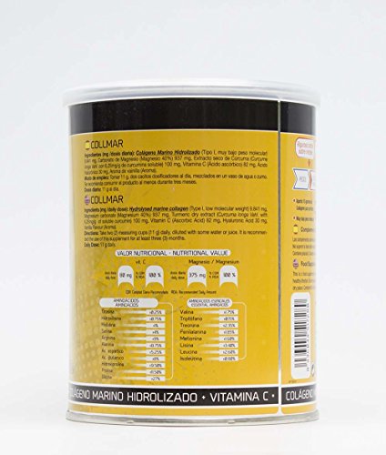 Drasanvi Collmar Colageno Magnesio + Acido Hialuronico + Curcuma 300 gr Vainilla