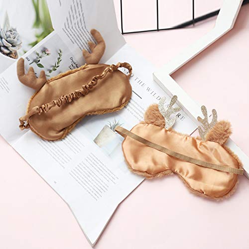 dressfan Linda 3D Máscara de Ojos Animal para Dormir Viajar Mascarilla Transpirable de Sueño Sombra de Mascara de Dormir Niño Mujer Adulta Ntifaz para Dormir