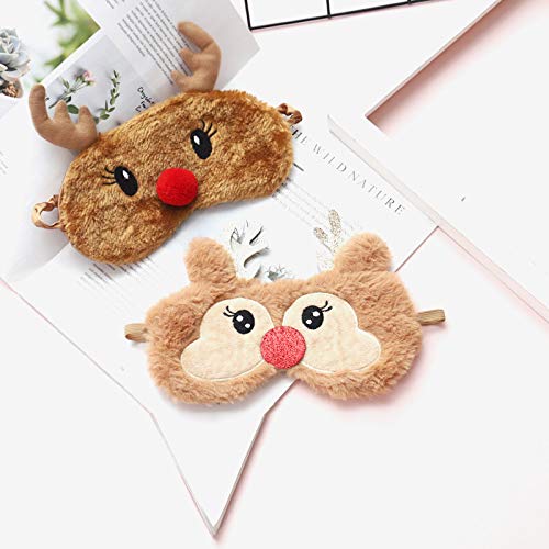 dressfan Linda 3D Máscara de Ojos Animal para Dormir Viajar Mascarilla Transpirable de Sueño Sombra de Mascara de Dormir Niño Mujer Adulta Ntifaz para Dormir