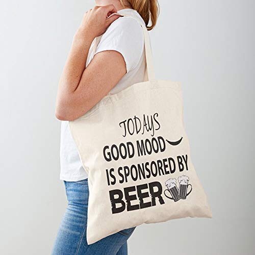 Drink Drinkers Humor Saying Joke Party Beer Tote Cotton Very Bag | Bolsas de supermercado de lona Bolsas de mano con asas Bolsas de algodón duraderas