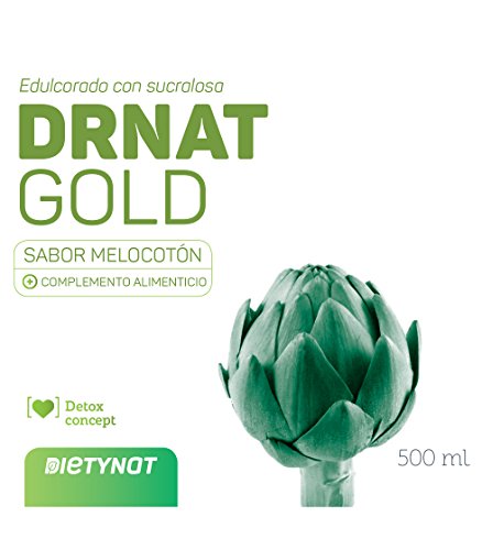 DRNAT GOLD. Jarabe DETOX. Diuretico y drenante. (Alcachofa, Cola de Caballo, Diente de León, Rábano Negro, Ortosifón y L-Carnitina) (500 ml)