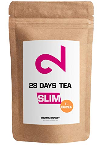 DUAL 28 Days Fat-Burner Tea| Té Quemador de Grasa para Pérdida de Peso | Té desintoxicante | Infusión de Dieta y Para Bajar de Peso|Té Limpiador|Suplemento Dietético Natural|Hecho en Alemania|85g