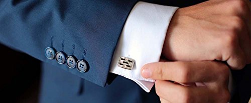 Ducomi® Línea Gemelos de Plata y Oro Chapado (Llave Inglesa)