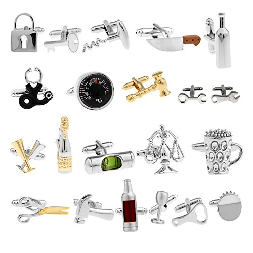 Ducomi® Línea Gemelos de Plata y Oro Chapado (Llave Inglesa)