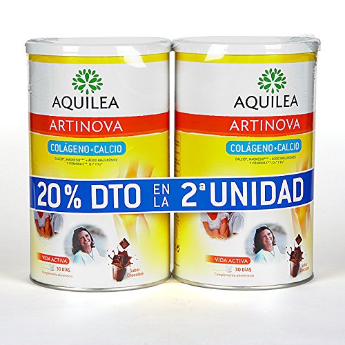DUPLO Aquilea Artinova Colágeno + Calcio polvo 495 gr Sabor Chocolate