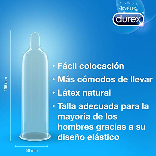 Durex Preservativos Originales Naturales Natural Comfort - Pack Ahorro 2 x 12 Condones