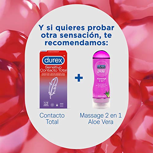 Durex Preservativos Super Finos Contacto Total - 12 condones