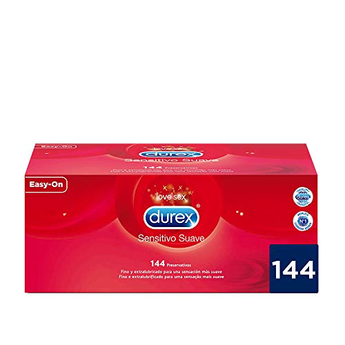 Durex Preservativos Ultrafinos Sensitivo Suave - 144 Condones