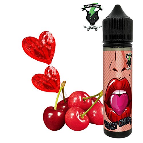 E-Liquid CRAZY CHUPS | 60ML TPD | ElecVap | Sin Nicotina: 0MG | E-Liquido vapeo para Cigarrillos Electronicos - E Liquidos para Vaper 70/30