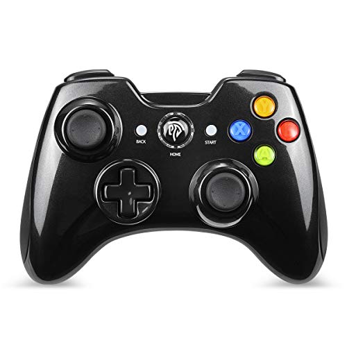 EasySMX Mando Inalámbrico, [Regalo] 2.4GHz Mandos PS3 con Batería Incorporada, Gaming Controller Gamepad Joystick con Doble Vibración para Windows/PS3/PC/Android/Tablet/Andriod TV Box/TV
