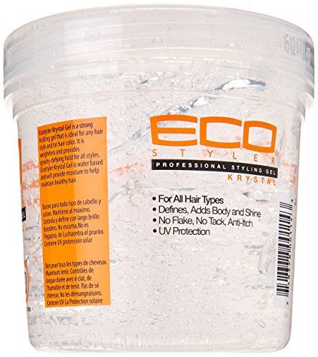 ECOCO Krystal Styling Gel, 16 Ounce/ 473 ml