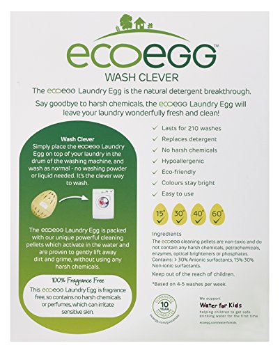 Ecoegg ECO-EGG - Producto de almacenamiento y organización de la colada