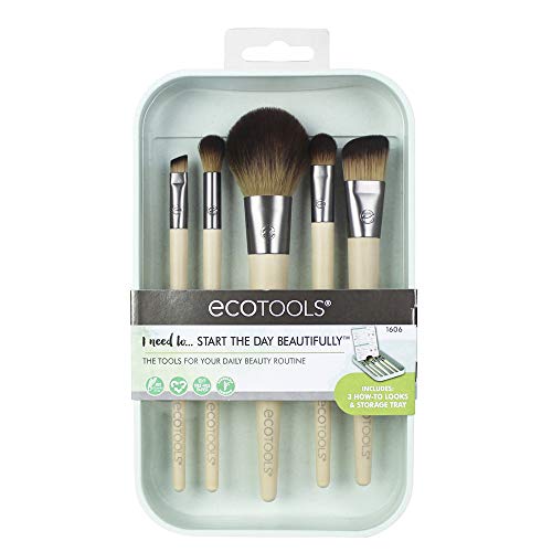 EcoTools® Start the Day Beautifully - Juego de brochas de maquillaje