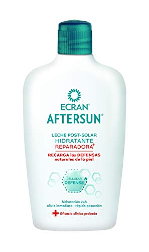 Ecran Aftersun, Leche Post-Solar Hidratante y Reparadora - Formato Familiar de 400 ml (440008)