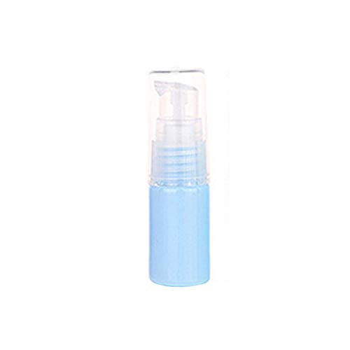 ECYC Mini Botellas VacíAs De Silicona De Viaje Contenedores 10ml, LocióN De Viaje PortáTil Gel Perfume Botellas Atomizador Atomizador, Azul