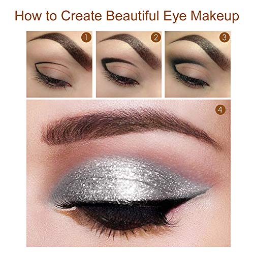 Effie Lancelot 5 Colores Sombra de Ojos líquida- Impermeable, Brillante, Resistente al agua, Maquillaje de pigmentos maquillaje set